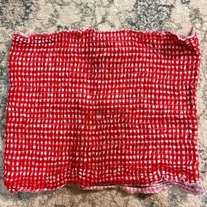 Gingham tube top